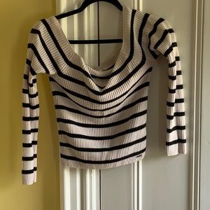Long Sleeve Striped Hollister Top
